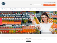 Tablet Screenshot of gs1mexico.org